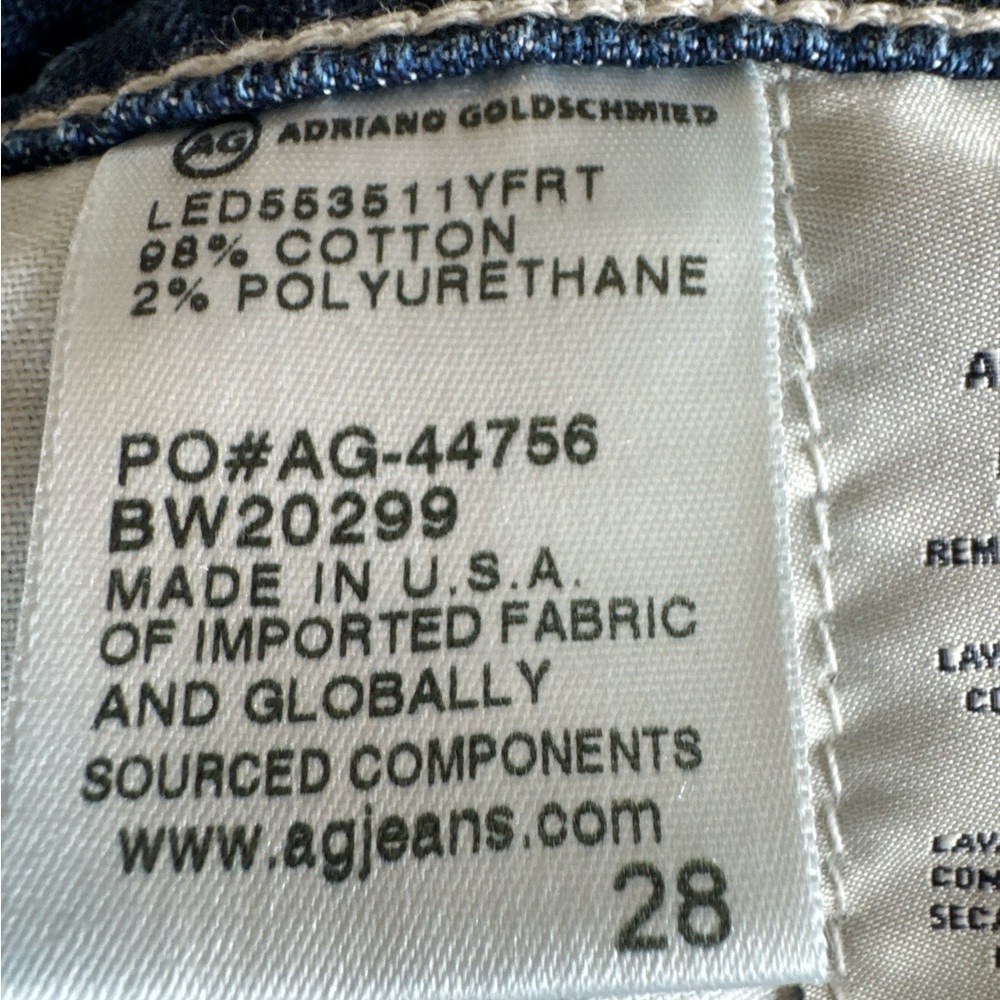 AG-ED DENIM ADRIANO GOLDSCHMIED The Vera Denim Mini Skirt, Size 28. - Picture 10 of 13